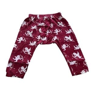 Kate Quinn Maroon and White Kids Bottoms